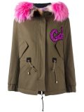 fur collar parka 