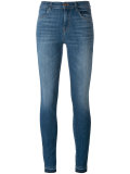 high-waist skinny jeans