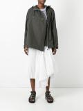 zipped parka jacket