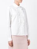 ruffled front shirt 
