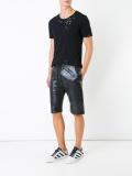 coated track shorts