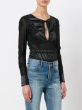embroidered bodysuit