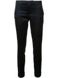 cropped slim fit trousers