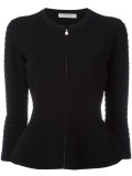 zip-front blazer
