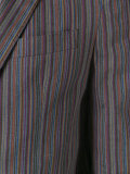 striped two-piece suit