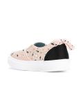 eyes print slip-on sneakers