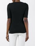 scoop neck T-shirt