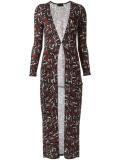long knit cardigan