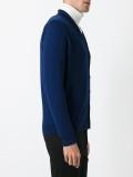 notched lapel cardigan