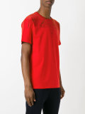 spider-web print T-shirt