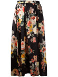 floral print skirt 