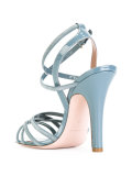 strappy heeled sandals