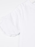 ruched sleeve T-shirt
