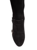 monk strap knee high boots