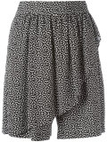 geometric print shorts