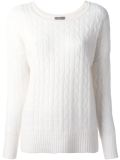 oversize box cable sweater