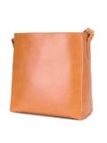 embossed logo shoulder bag