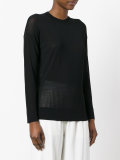 sheer knitted top
