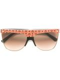 'Clubmaster Visetos' logo printed sunglasses