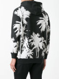 palm tree print hoodie