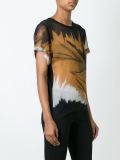 sheer printed T-shirt