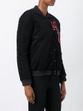 logo patch bomber jacket