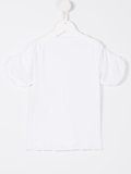 ruched sleeve T-shirt