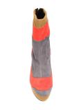 colour block boots