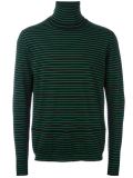 striped turtle neck sweater