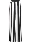 striped wide-legged trousers