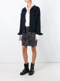 trompe-l'œil print skirt