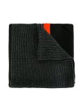 logo knit scarf