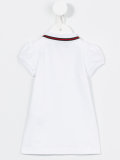 contrast collar dress 