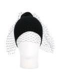 pompom veil beanie
