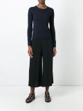 sheer cropped trousers