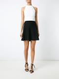 A-line knit skirt