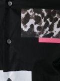 mixed print shirt 