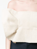 Off shoulder frill top 