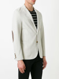 raw edge blazer