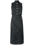 bouclé midi dress