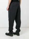 pinstriped loose fit trousers