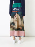 printed maxi skirt