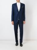 checked pattern two-piece suit