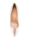 metallic stiletto pumps