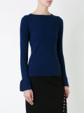 frilled sleeve jumper 