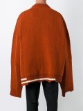 oversized V-neck cardigan毛衣