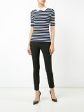 Breton stripe collar top 