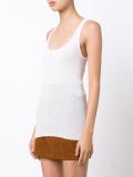 ribbed long tank top
