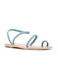 'Eleftheria' denim sandals