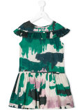abstract print dress